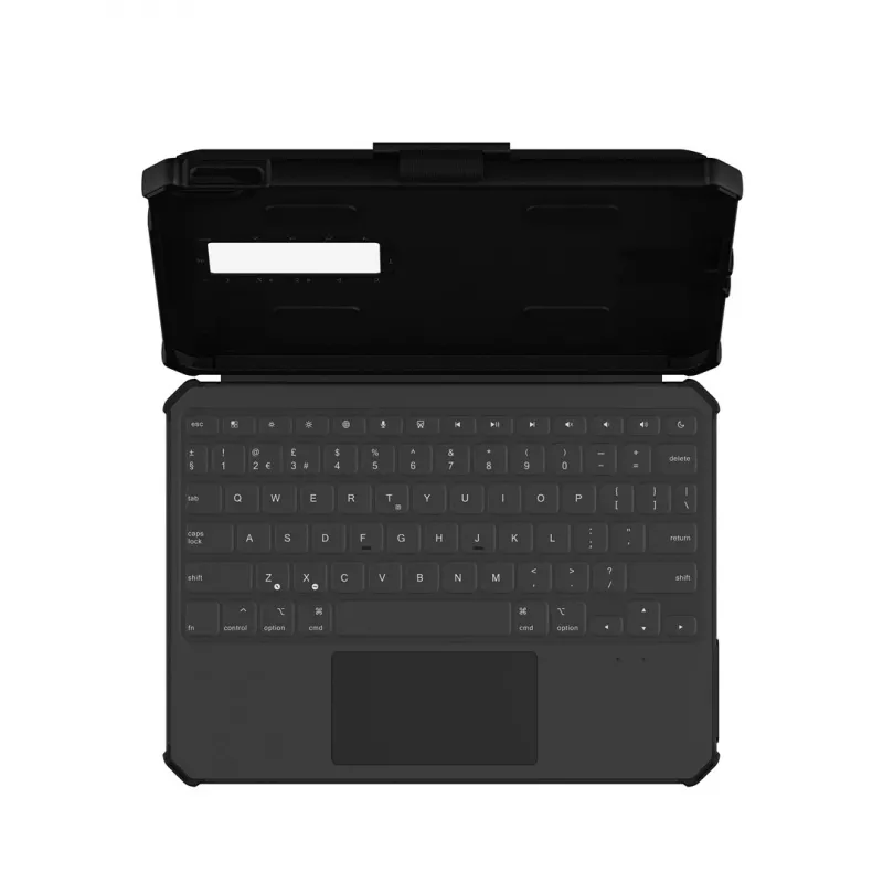 UAG Funda protectora con teclado USB-C para iPad 10.9 10 gen. / 11 (A16) con soporte para Apple Pencil (black/gray)