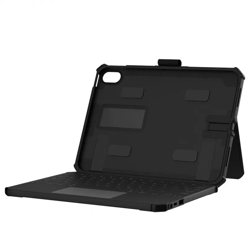 UAG Funda protectora con teclado USB-C para iPad 10.9 10 gen. / 11 (A16) con soporte para Apple Pencil (black/gray)