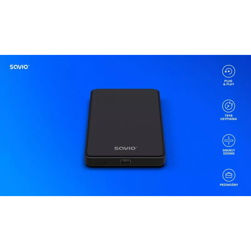 Carcasa externa para HDD/SSD AK-73 SAVIO