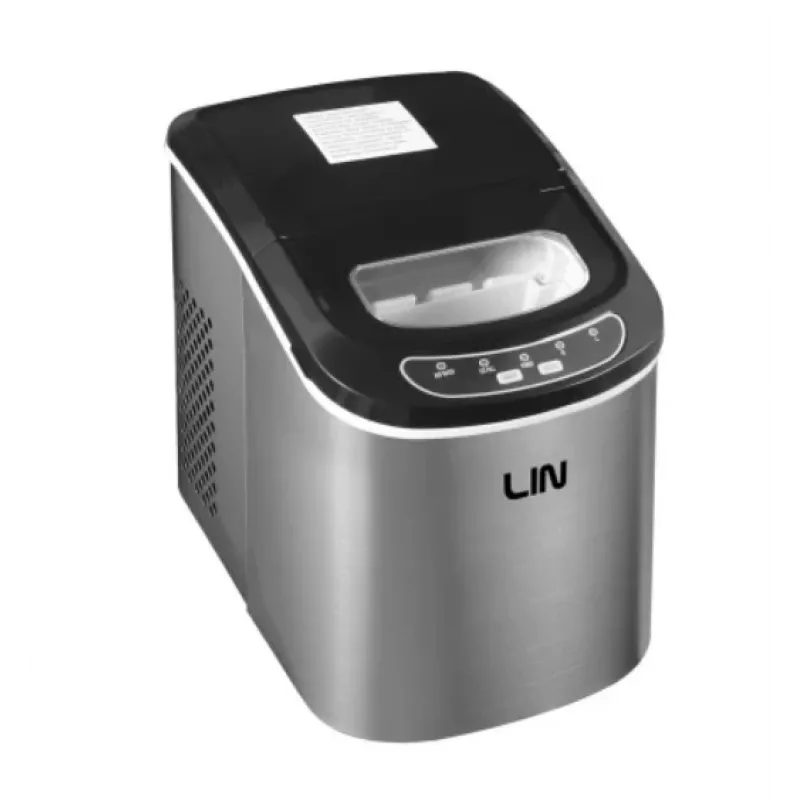 Máquina de cubitos de hielo portátil LIN ICE PRO-S12 plata