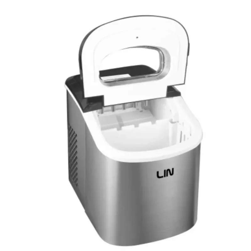 Máquina de cubitos de hielo portátil LIN ICE PRO-S12 plata