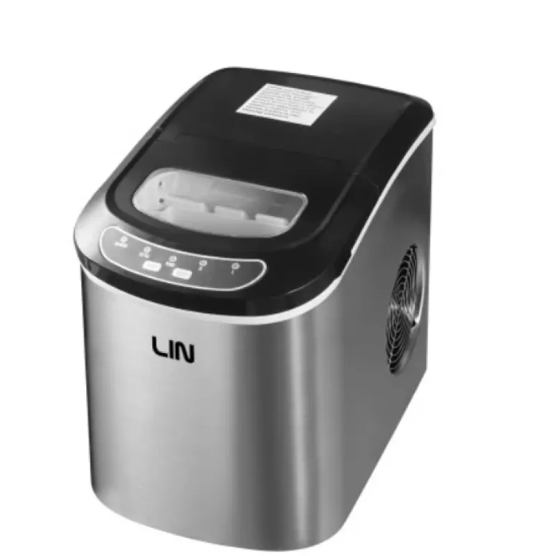 Máquina de cubitos de hielo portátil LIN ICE PRO-S12 plata