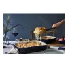 Molde rectangular de cerámica Staub, azul oscuro, 34x24x7,6