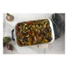 Molde rectangular de cerámica Staub, azul oscuro, 34x24x7,6