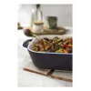 Molde rectangular de cerámica Staub, azul oscuro, 34x24x7,6