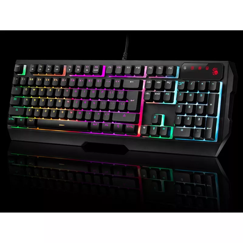 A4TECH BLOODY USB B1700 B140N +ES7 + BP-50M USB/ Esports Black USB Set (teclado+ratón+alfombrilla) (EN)