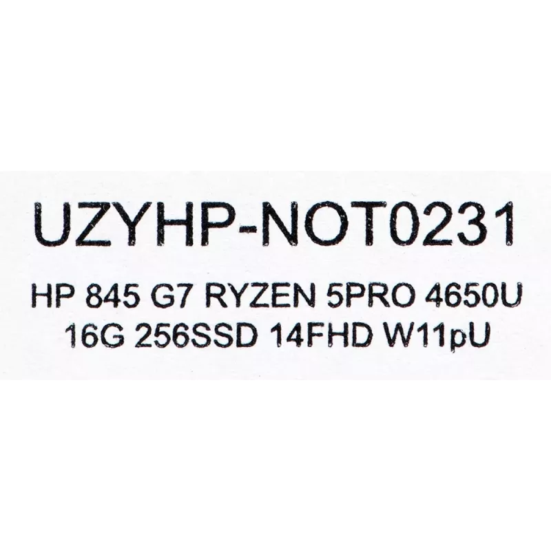 HP EliteBook 845 G7 AMD RYZEN 5 PRO 4650U 16 GB 256 GB SSD 14 pulgadas FHD Win11 Pro usado US-QWERTY