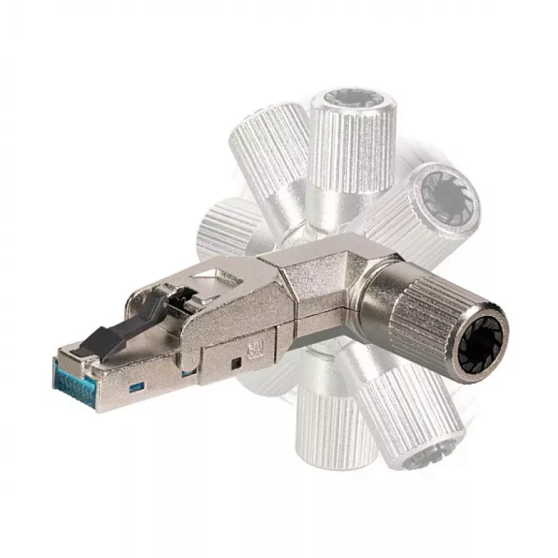 EFB Elektronik 88035P8.1 - RJ-45 - Plata - Conector macho - Zinc - Cat6 - 22/26