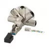 EFB Elektronik 88035P8.1 - RJ-45 - Plata - Conector macho - Zinc - Cat6 - 22/26