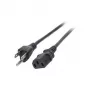 EFB-Elektronik Cable de alimentación USA/NEMA 5-15P - C13 180°, negro, 1,8 m, 3SJT AWG14 x 3C Fabricante: EFB Elektronik (EK462.1,8)
