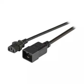 EFB-Elektronik Cable alargador de alimentación IEC C20 180° - C13 180°, negro, 1,8 m, 3 x 1,00 mm² Fabricante: EFB Elektronik (EK531.1,8V2)