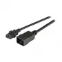 EFB-Elektronik Cable alargador de alimentación IEC C20 180° - C13 180°, negro, 1,8 m, 3 x 1,00 mm² Fabricante: EFB Elektronik (EK531.1,8V2)