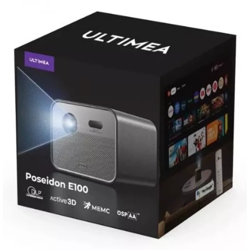 Ultimea Proyector Poseidon E100 DLP - Proyector digital - DLP/DMD