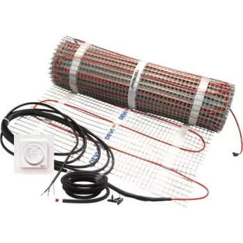 Calefacción por suelo radiante Estera de capa fina DANFOSS Devi Set de capa fina 150 W/m², 4 m² (0,5 x 8 m) Modelo 140F0472