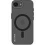 Funda transparente Decoded para iPhone 16e, negro mate transparente