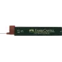 Minas mecánicas Faber-Castell 0,5 mm B (2 paquetes, negro)