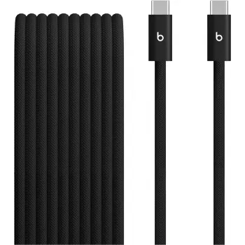 Apple Beats Cable trenzado USB-C a USB-C 240W 3m Bolt Negro MHX64ZM/A