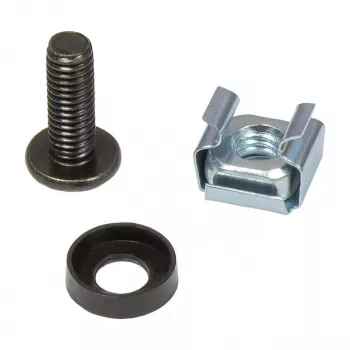 Juego de fijación M6, tornillos 20 mm, pack de 50, negro, Good Connections® (GC-N0099)