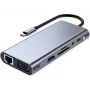 VALUE Estación de acoplamiento USB-C 11 en 1, 4K30 1x(HDMI/VGA/GbE), USB(3xA,1xC,1xC PD) (12.99.1143)