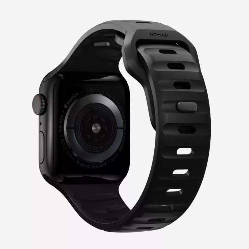 NOMAD Sport Band - correa para Apple Watch 46mm/49mm con FKM (negro)