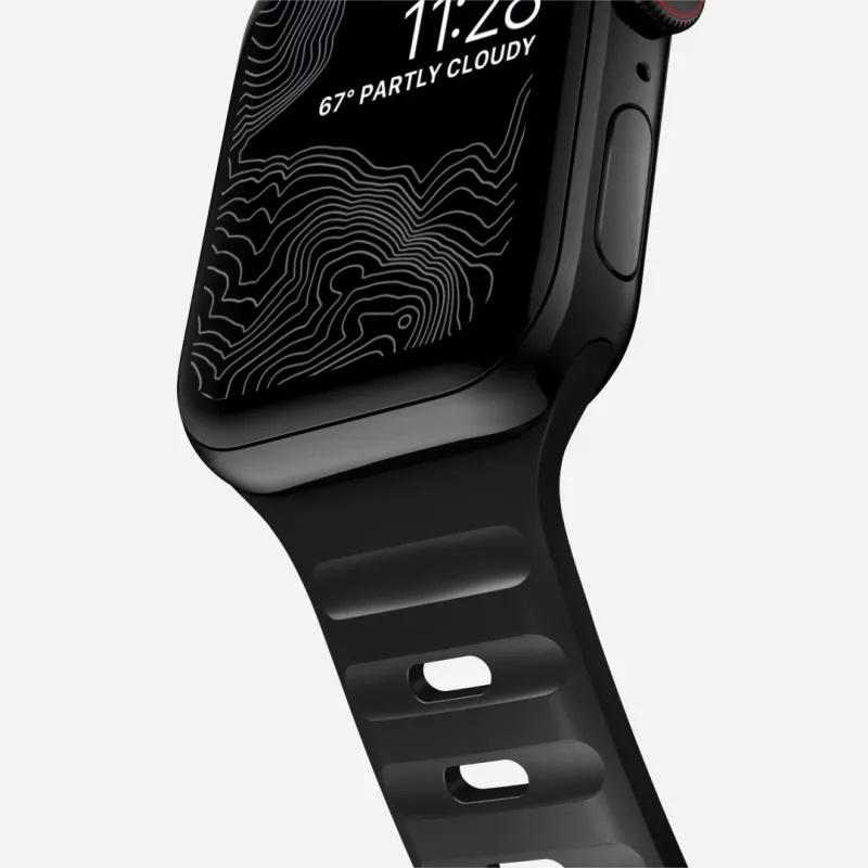 NOMAD Sport Band - correa para Apple Watch 46mm/49mm con FKM (negro)
