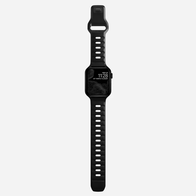 NOMAD Sport Band - correa para Apple Watch 46mm/49mm con FKM (negro)