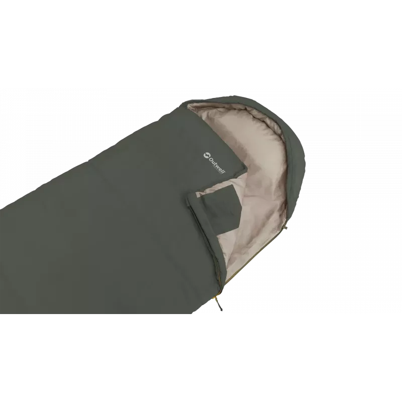 Sac de dormir sintético Outwell Campion Prime (185 cm) - verde Talla: izquierda