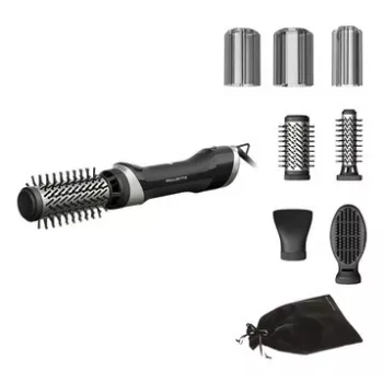Rowenta Brush Activ UB9540F0 Herramienta de peinado Cepillo de aire caliente Warm Black, Plata 1000 W