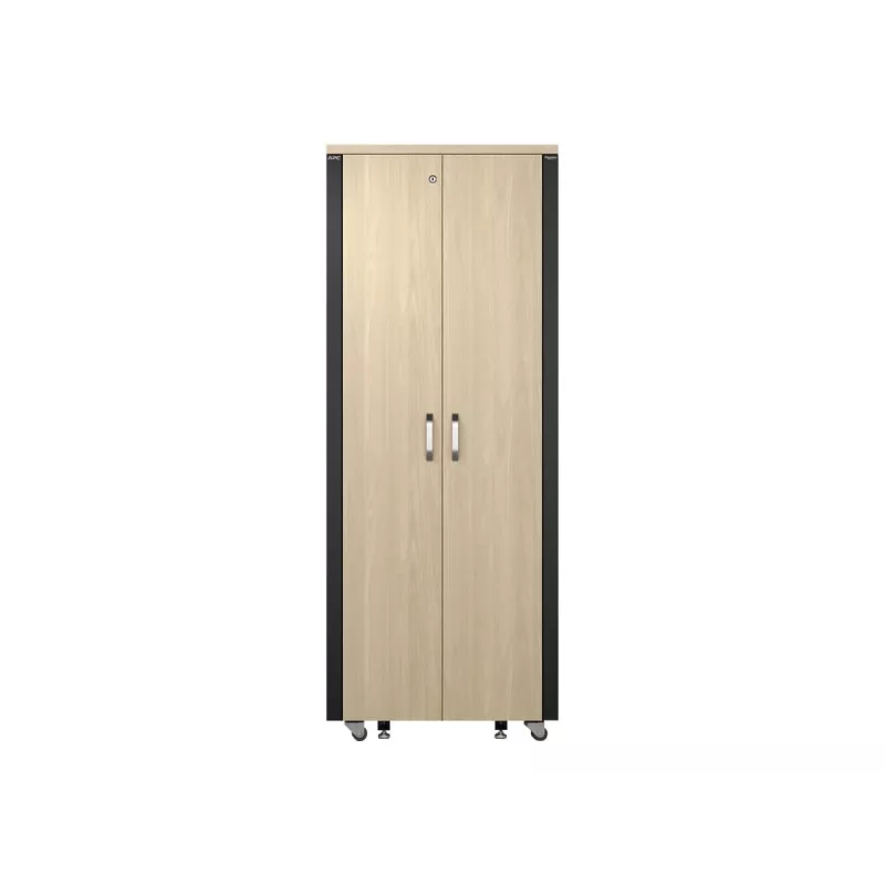 APC NetShelter - armario (horizontal) - insonorizado - AC 230 V - arce - 38U - 48,3 cm (19 pulgadas)