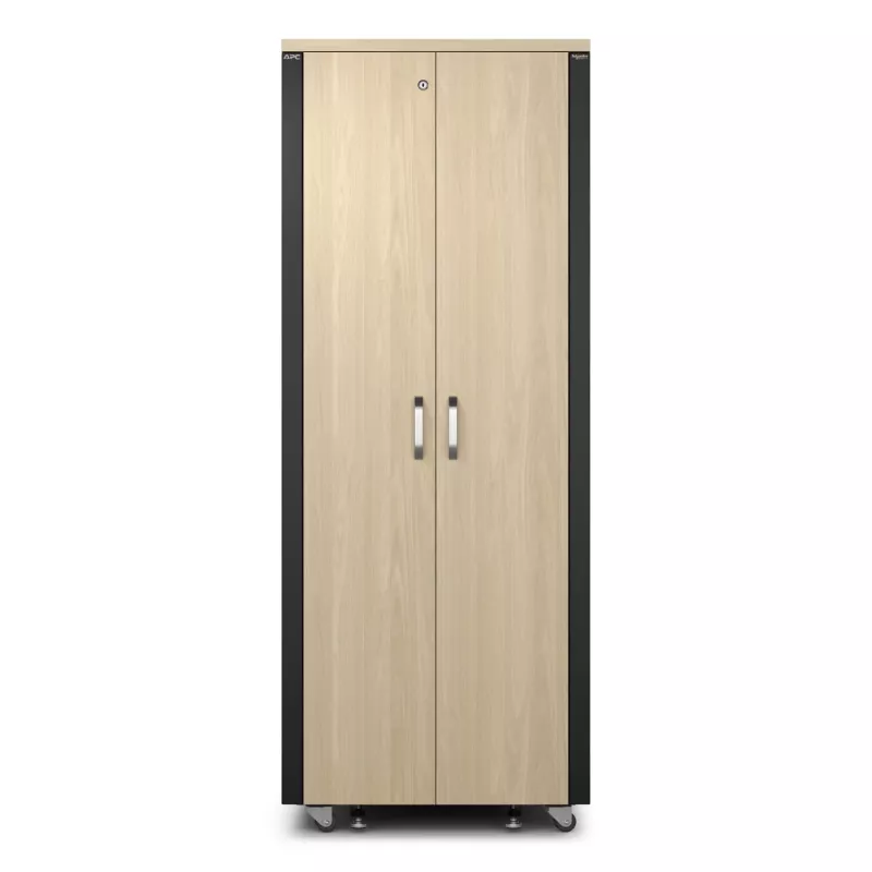 APC NetShelter - armario (horizontal) - insonorizado - AC 230 V - arce - 38U - 48,3 cm (19 pulgadas)