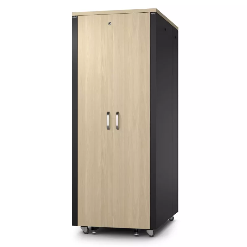 APC NetShelter - armario (horizontal) - insonorizado - AC 230 V - arce - 38U - 48,3 cm (19 pulgadas)