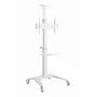 Soporte de TV de suelo 37-70/WEISS TVS-70T-02-W Gembird