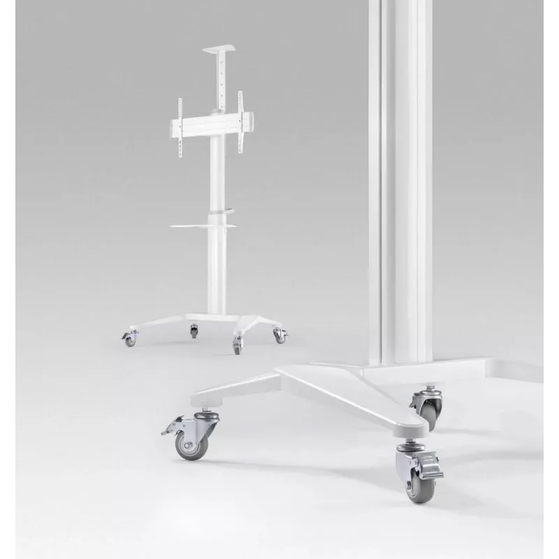 Soporte de TV de suelo 37-70/WEISS TVS-70T-02-W Gembird