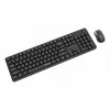 Gembird KBS-WMS-01 conjunto inalámbrico de teclado y ratón, inglés, negro