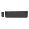 Gembird KBS-WPS-01 conjunto inalámbrico de teclado y ratón, inglés, negro