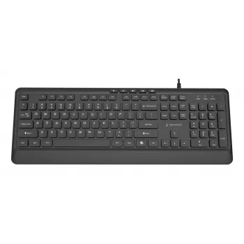 Teclado multimedia USB ENG/Negro KB-MCH-05 Gembird