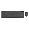 Gembird KBS-WPS-01-CYRL conjunto inalámbrico de teclado y ratón, cirílico, negro