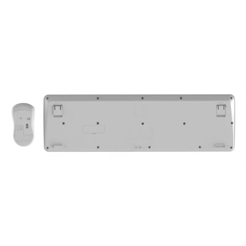 Teclado + ratón inalámbrico ENG/BL KBS-WPS-01-W Gembird