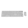 Teclado + ratón inalámbrico ENG/BLANCO KBS-WMS-01-W Gembird