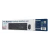 Gembird KBS-WMS-01-CYRL conjunto inalámbrico de teclado y ratón, cirílico, negro