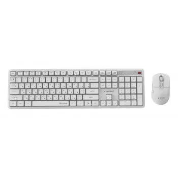 Teclado + ratón inalámbrico KBS-WMS-01-W-CYRL Gembird