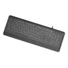 Teclado multimedia USB CIRÍL/Negro KB-UML-04-CYRL Gembird