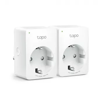 TP-Link Tapo enchufe inteligente Wi-Fi Mini, interior, blanco, hogar, policarbonato (PC), estado, CE, RoHS