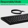 Teclado con cable HP 125 de HP, modelo AY2Y7AA — diseño sencillo con cable, conexión USB