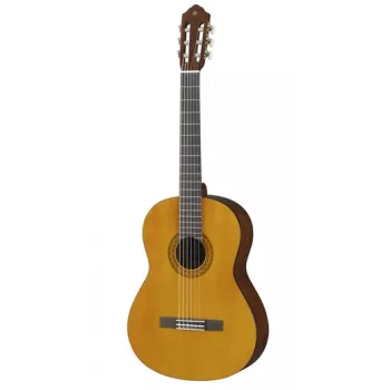 Yamaha C40II Guitarra acústica clásica Marrón, Amarillo