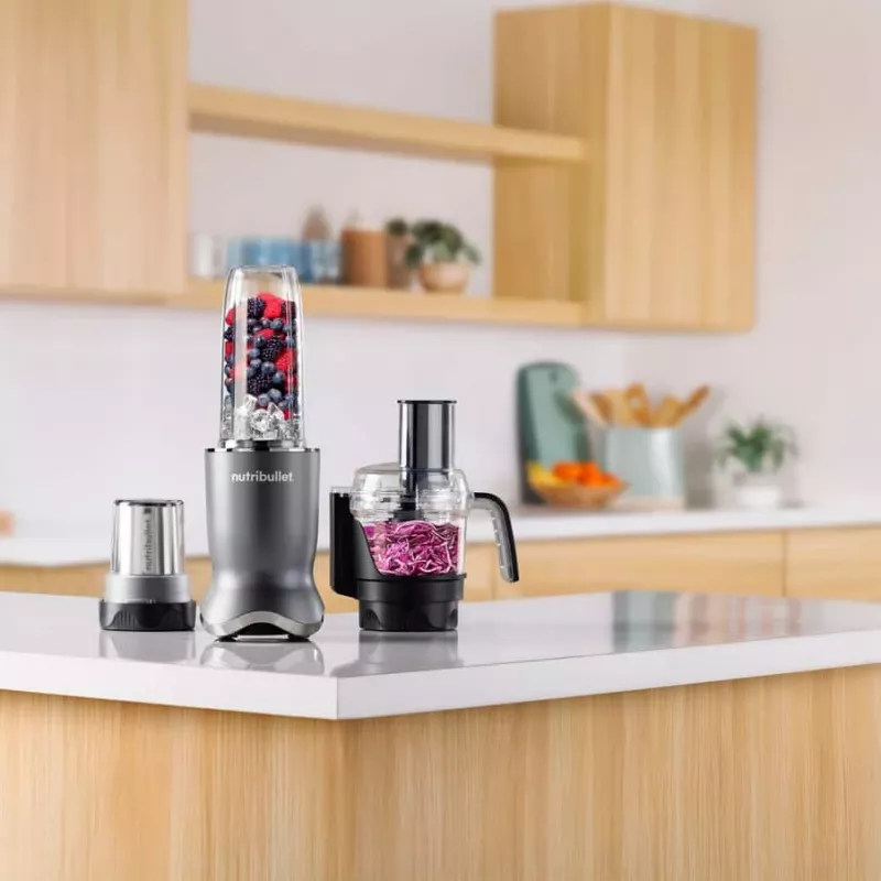 NutriBullet NB1224DG batidora de vaso 0,9 L 1200 W gris oscuro