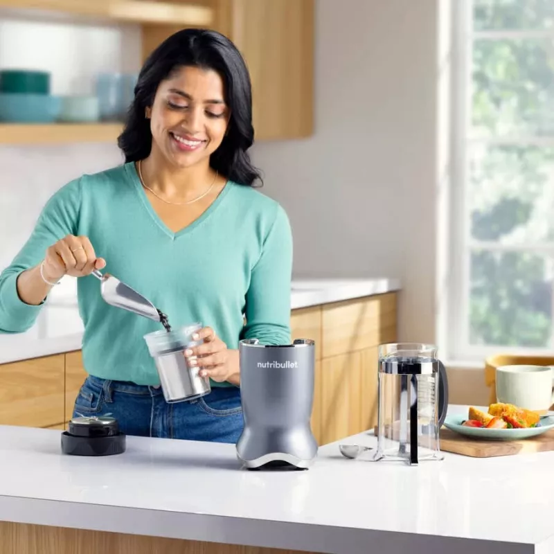NutriBullet NB1224DG batidora de vaso 0,9 L 1200 W gris oscuro