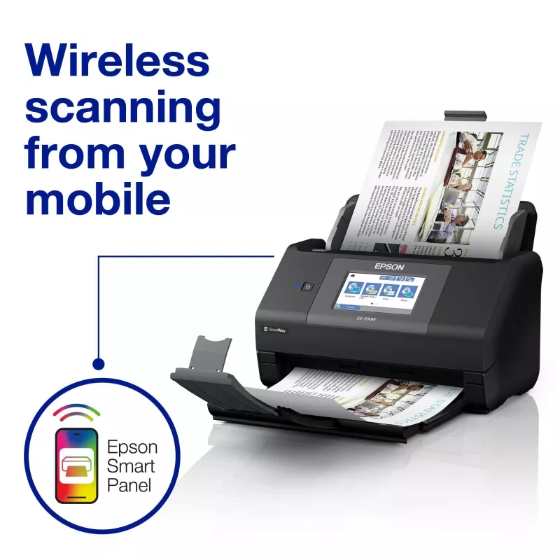 Epson WorkForce ES-590W escáner de alimentación automática 600 x 600 DPI A4 negro