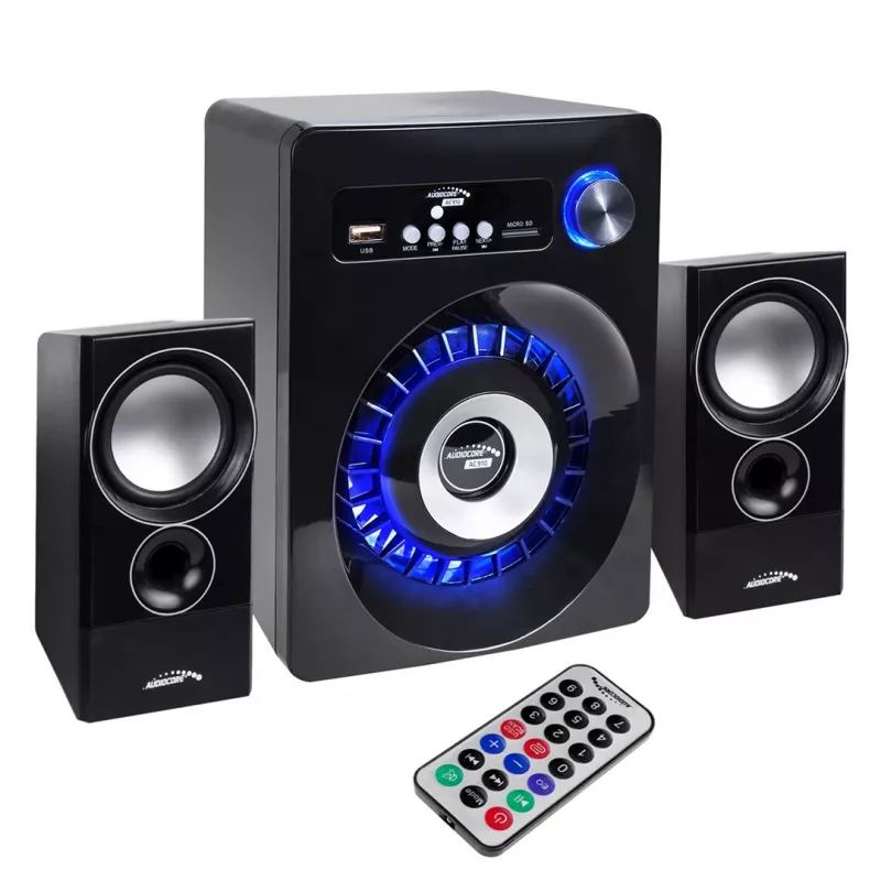 Audiocore AC910 conjunto de altavoces 10 W PC / portátil negro Bluetooth