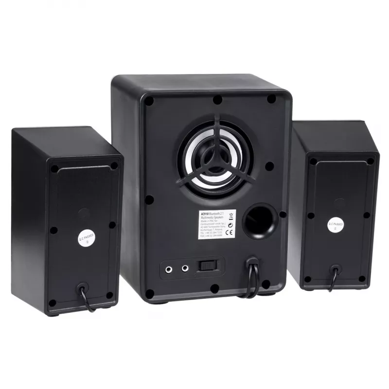 Audiocore AC910 conjunto de altavoces 10 W PC / portátil negro Bluetooth